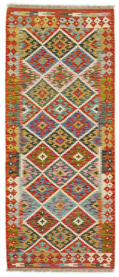 Kelimløber - Håndvævet Afghansk - 80 x 191 cm - novamøbler