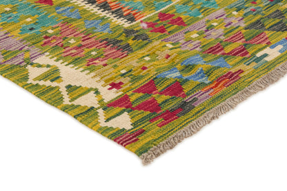 Kelimtæppe - Håndvævet Afghansk gulvtæppe - 202 x 133 cm