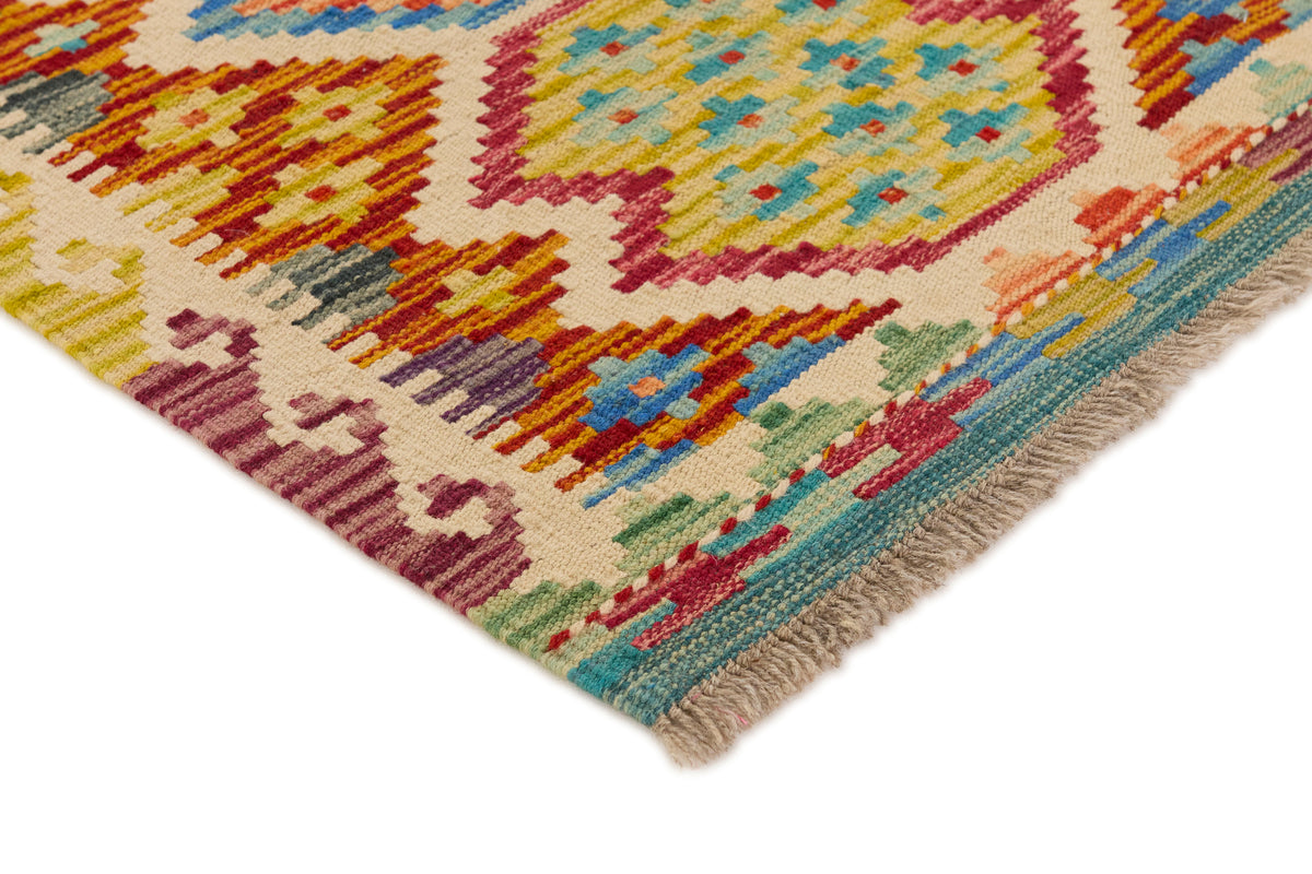 Kelimtæppe - Håndvævet Afghansk gulvtæppe - 144 x 61 cm