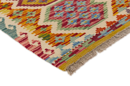 Kelimtæppe - Håndvævet Afghansk gulvtæppe - 144 x 61 cm