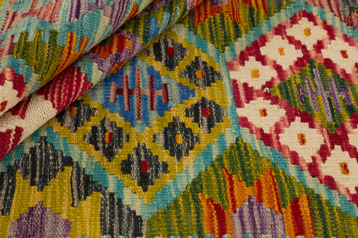 Kelimtæppe - Håndvævet Afghansk gulvtæppe - 150x 108 cm