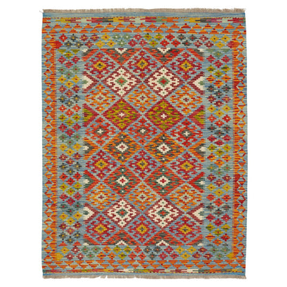 Kelimtæppe - Håndvævet Afghansk gulvtæppe - 197 x 150 cm