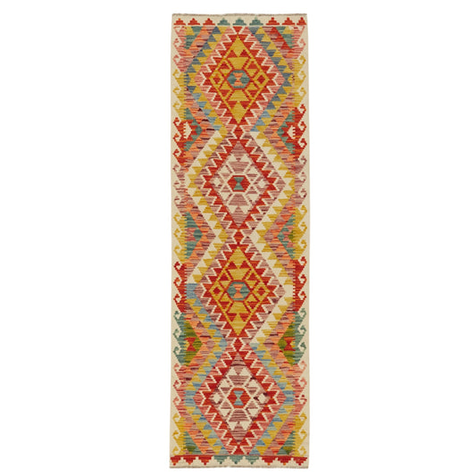 Kelimløber - Håndvævet Afghansk - 63x208 cm - novamøbler