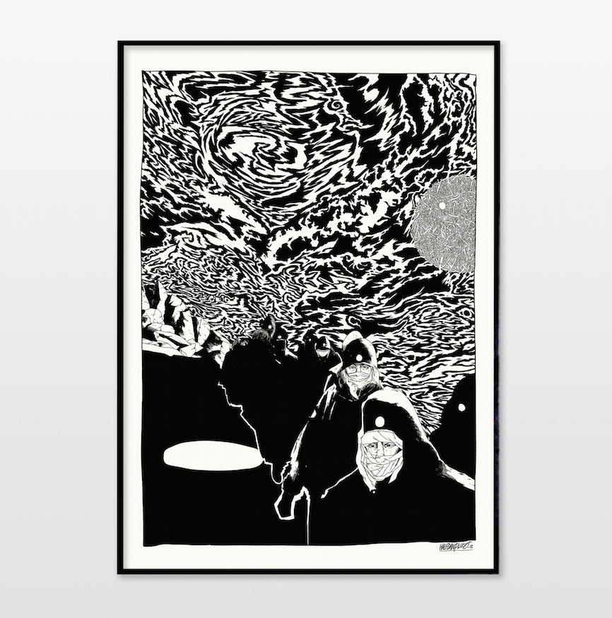 Print af Halfdan Pisket - Expedition - A3 - novamøbler