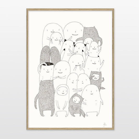 Print af My Buemann - Random People IX - A3 - novamøbler