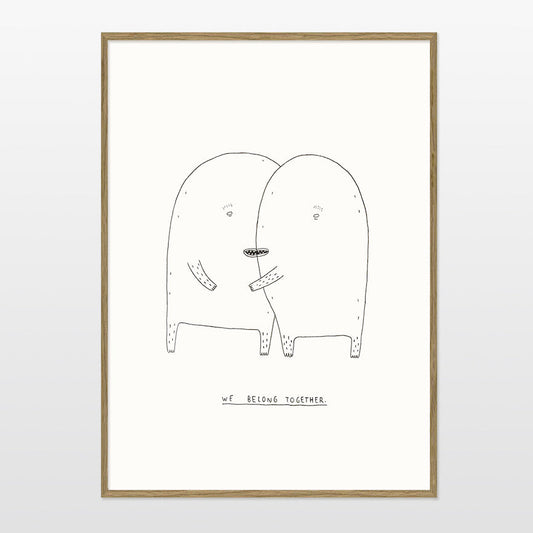 Print af My Buemann - We Belong Together - A4 - novamøbler