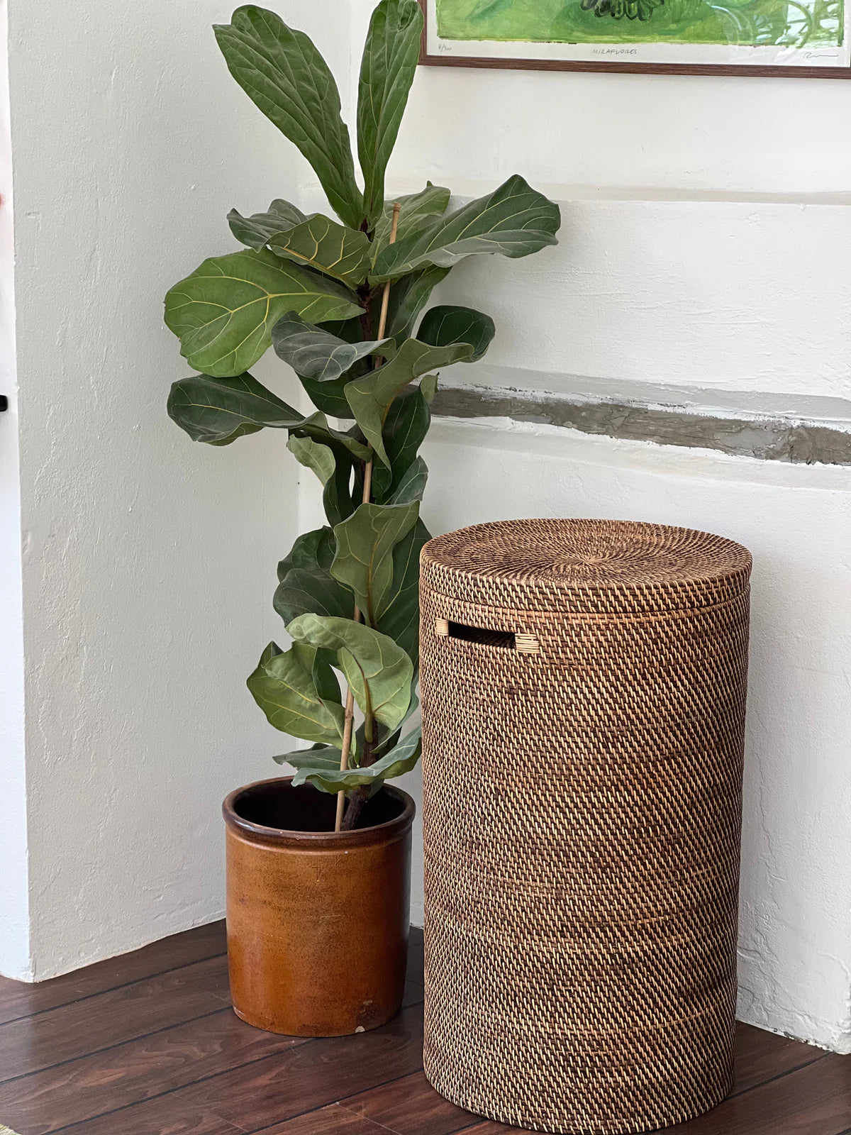 Bambuskurv - B001 - Naturbrun - novamøbler