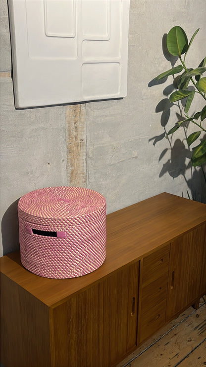 Bambuskurv - B002 - Lyserød - novamøbler