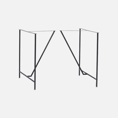 Bordben - Stel M022 - Sort pulverlakeret stål - til linoleumsborde og andre bordplader - novamøbler