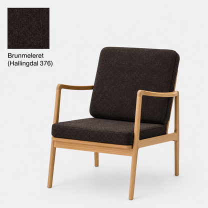 Lænestol - Egetræ/Uldstof - P005 - By Sol - novamøbler