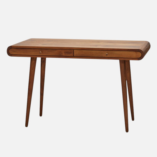 Skrivebord - C002 - Teak - By Sol - novamøbler