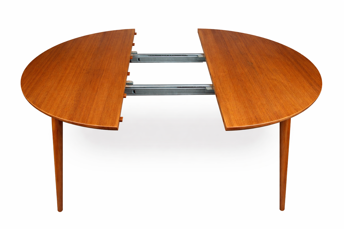 Rundt spisebord - 110/190 cm - Teaktræ - P003 - By Sol - novamøbler