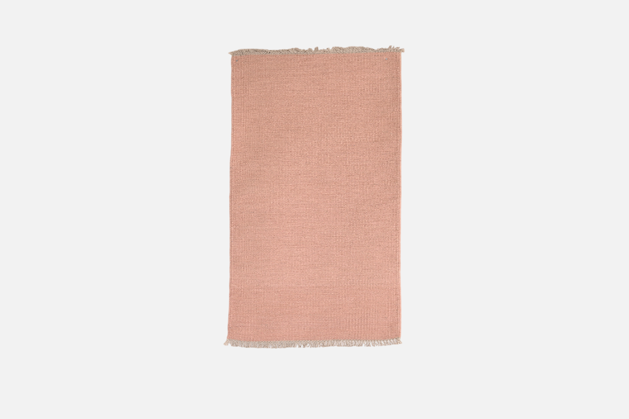 Regnbue - Gulvløber - 100% Uld - Rose - novamøbler