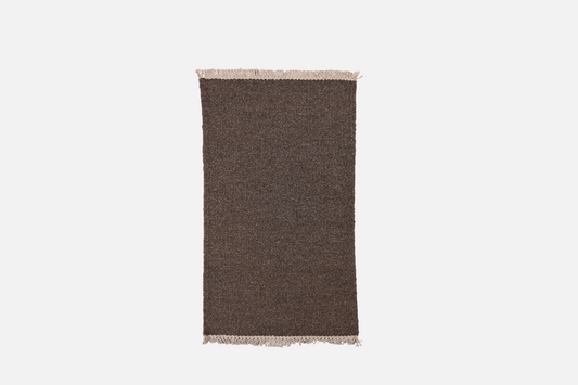Regnbue - Gulvløber - 100% Uld - Dark Grey Brown - novamøbler