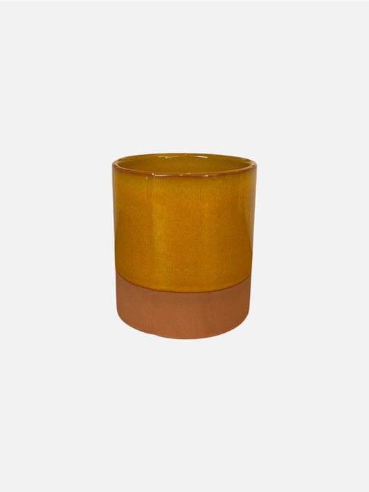 Keramik/ler kop - gul - flere størrelser - novamøbler