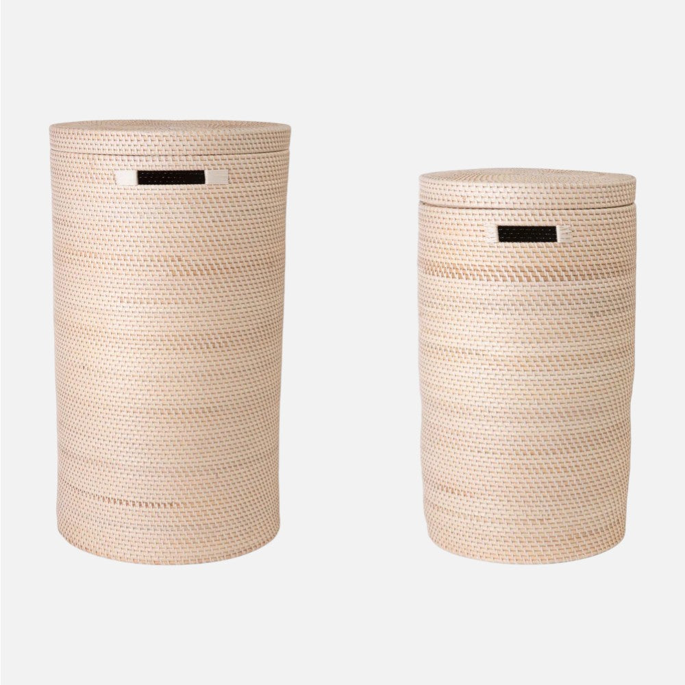 Bambuskurv - B001 - Hvid - novamøbler