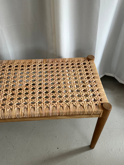 Udstillingsmodel - Bænk - Teaktræ/Fransk flet - P019 - By Sol