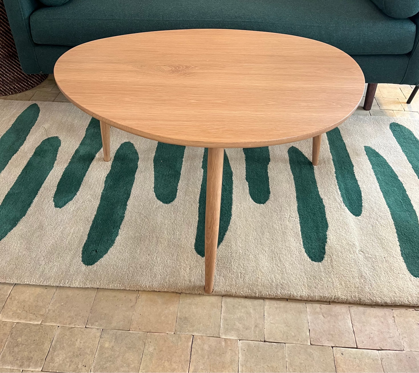 Udstillingsmodel - Organisk formet sofabord - Egetræ - C005 - By Sol