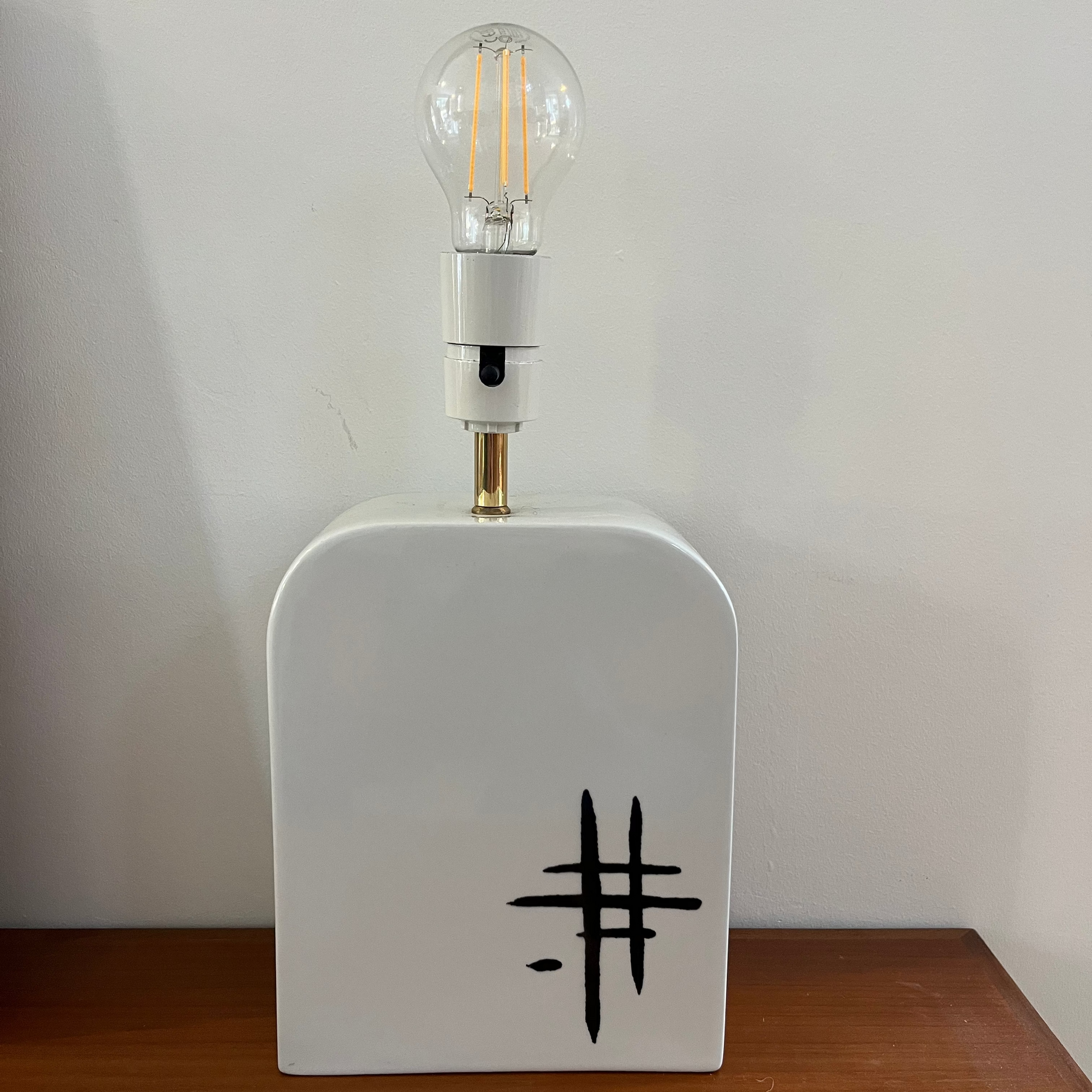 Udstillingsmodel - Vintage bordlampe - novamøbler