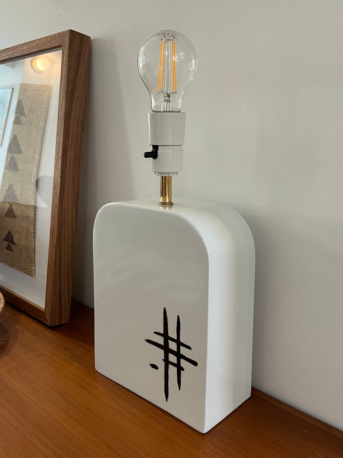 Udstillingsmodel - Vintage bordlampe - novamøbler