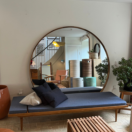 Udstillingsmodel - Daybed – Teak –  Blå hynder - P001