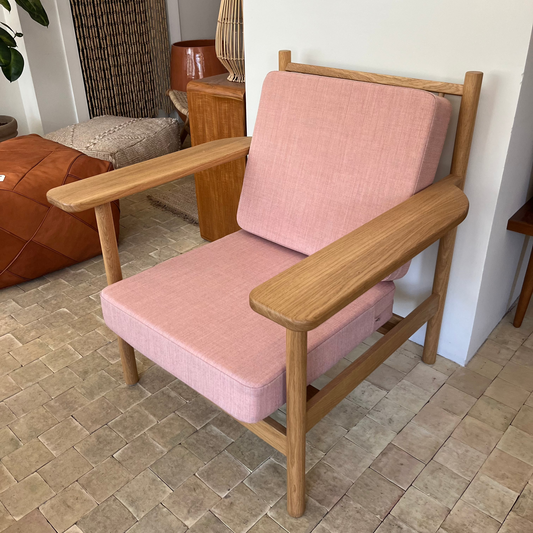 Udstillingsmodel - Lænestol - Naturolieret egetræ - H27 - By Sol