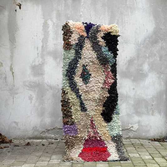 Marokkansk tæppe - Boucheroite - 200x72 cm - novamøbler