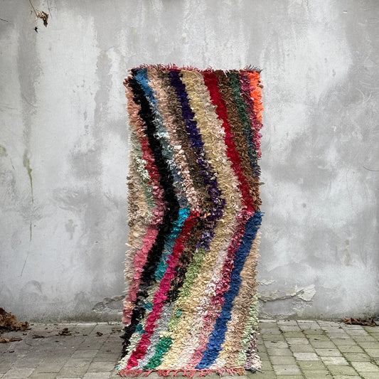 Marokkansk tæppe - Boucheroite - 187x74 cm - novamøbler
