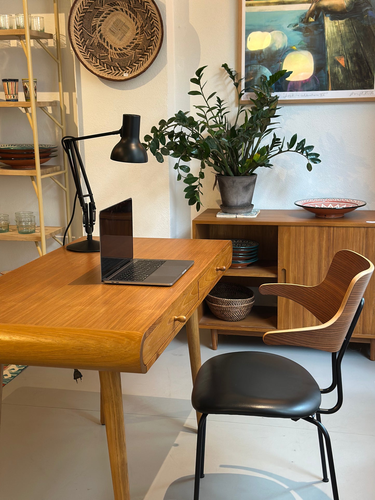 Vermund Larsen - Spisebordsstol - VL118 - Valnød/læder - novamøbler