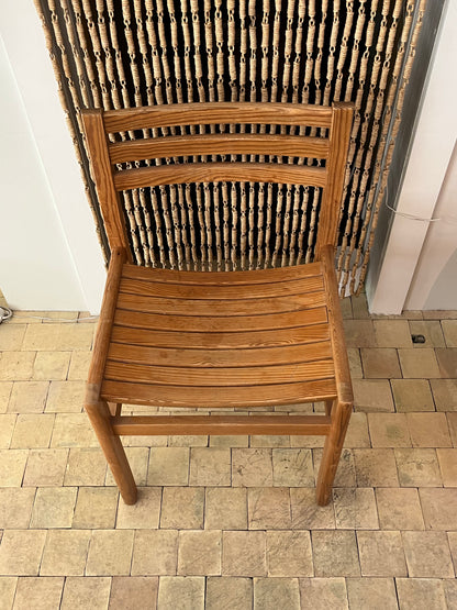 Udstillingsmodel - Vintage spisebordsstol - fyrretræ - novamøbler