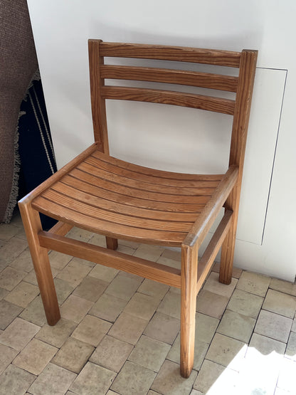 Udstillingsmodel - Vintage spisebordsstol - fyrretræ - novamøbler