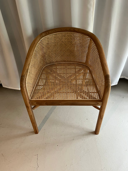 Udstillingsmodel - Lænestol - Teaktræ/Rattan - By Sol - novamøbler