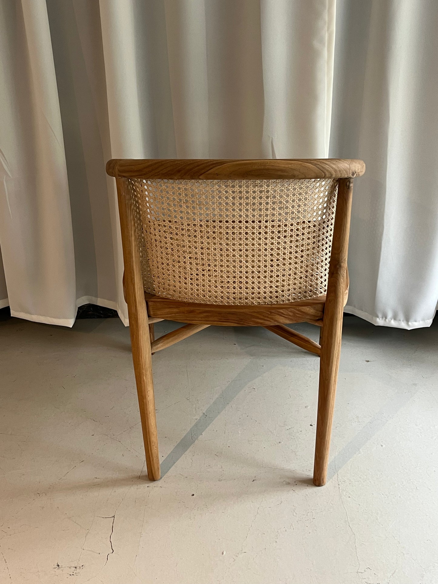 Udstillingsmodel - Lænestol - Teaktræ/Rattan - By Sol - novamøbler