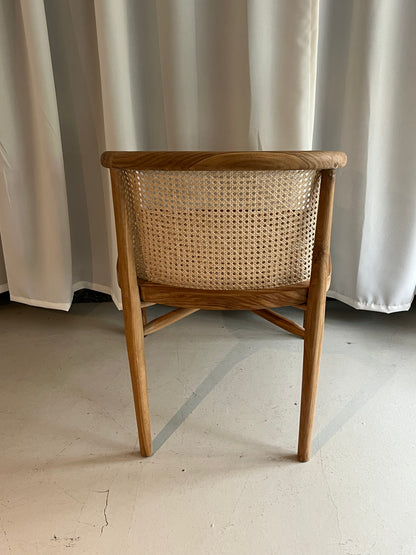 Udstillingsmodel - Lænestol - Teaktræ/Rattan - By Sol - novamøbler