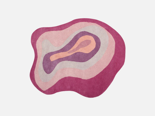 - Gulvtæppe - 100% Uld - Rose - novamøbler