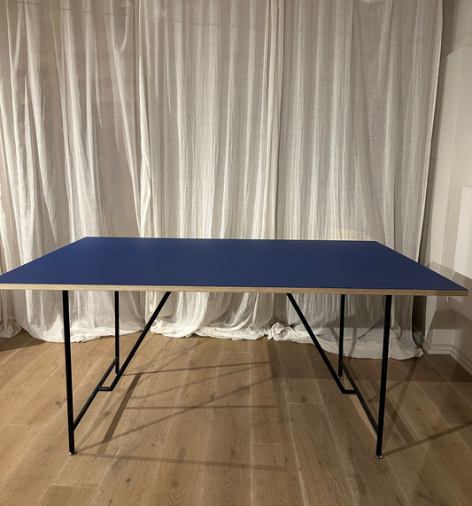 Udstillingsmodel - Linoleumsbord - Rektangulært - mørkeblå - By Sol