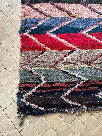 Marokkansk tæppe - Boucheroite - 160 x87 cm - novamøbler