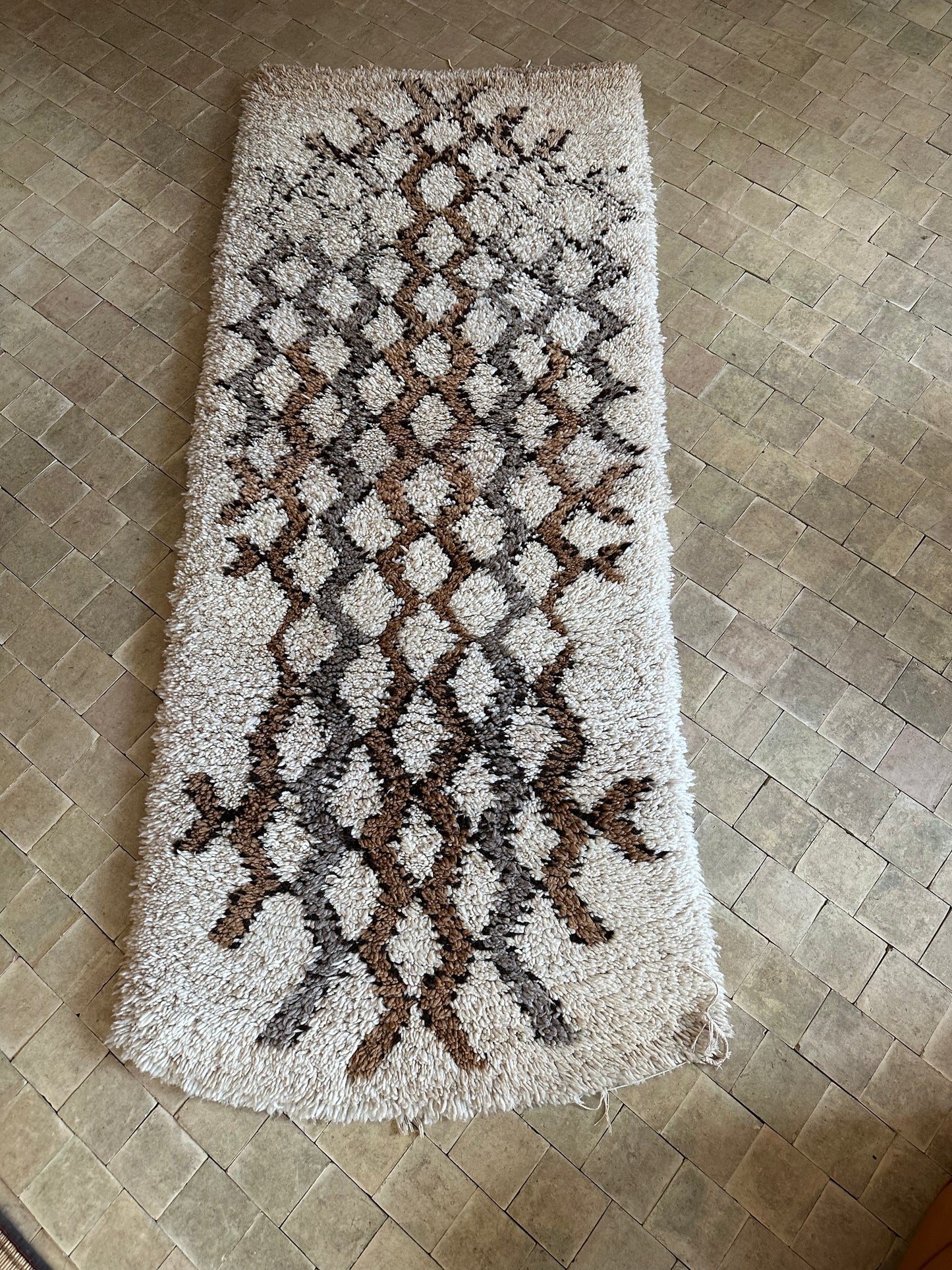Moroccan rug - Boucheroite - 200 x 90 cm