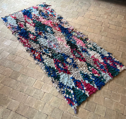 Marokkansk tæppe - Boucheroite - 180 x 83 cm - novamøbler