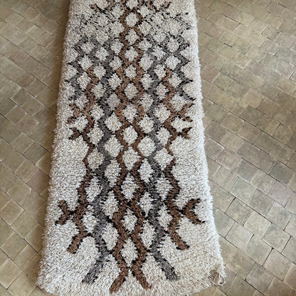 Moroccan rug - Boucheroite - 200 x 90 cm