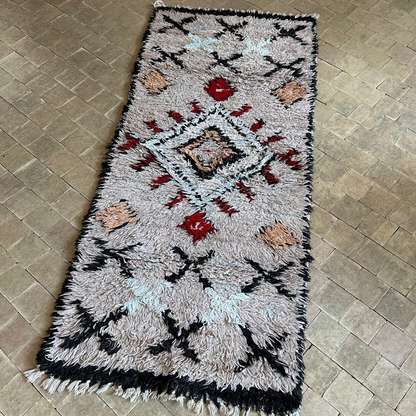 Marokkansk tæppe - Boucheroite - 172 x 73 cm