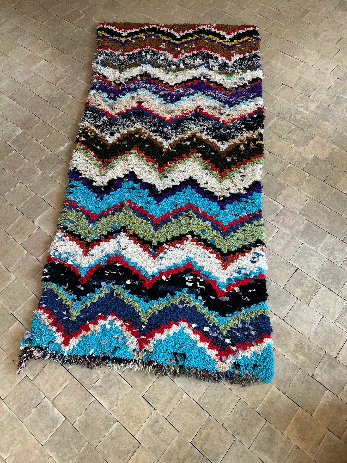 Moroccan rug - Boucheroite - 200 x 90 cm