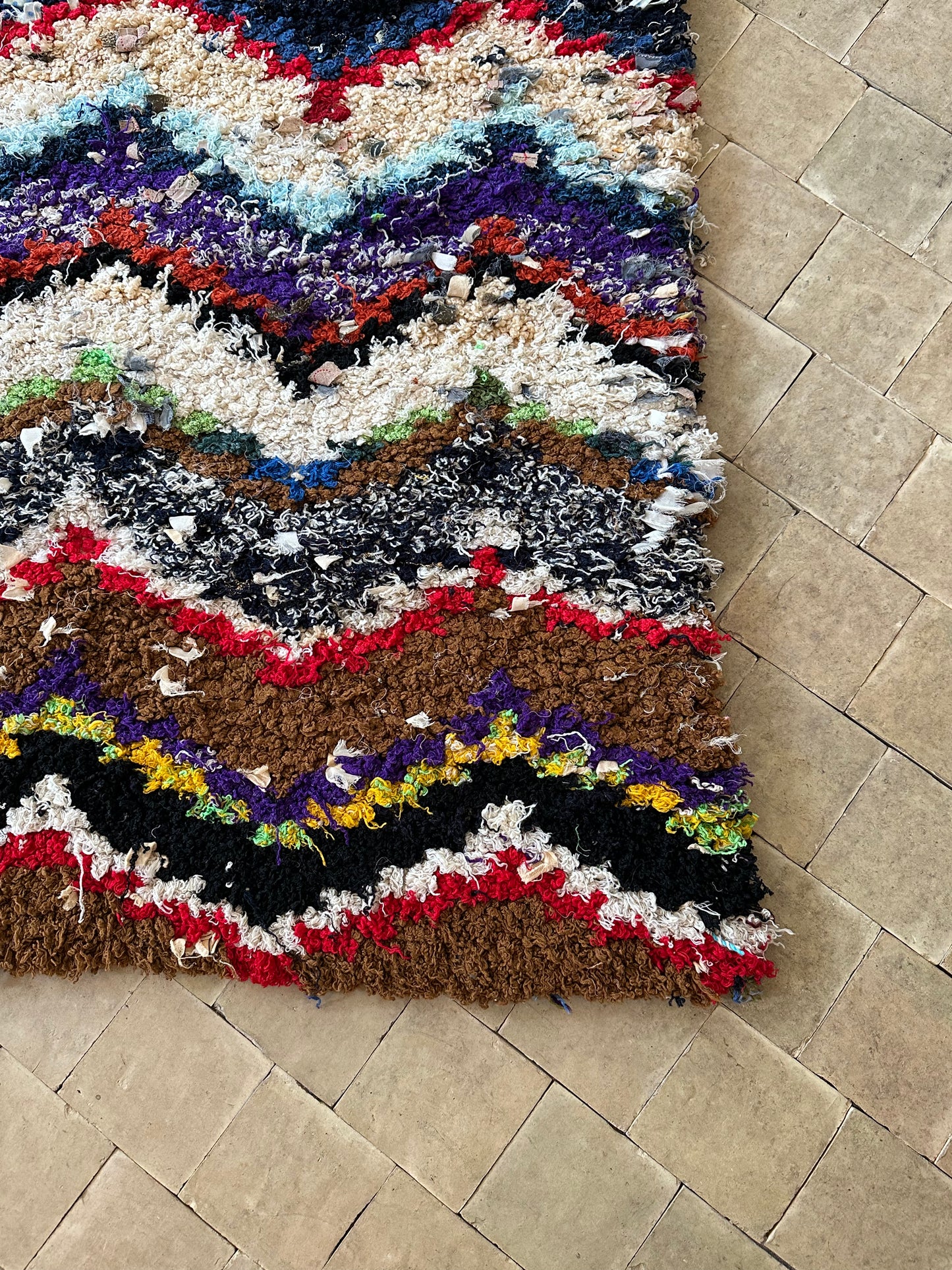 Moroccan rug - Boucheroite - 200 x 90 cm