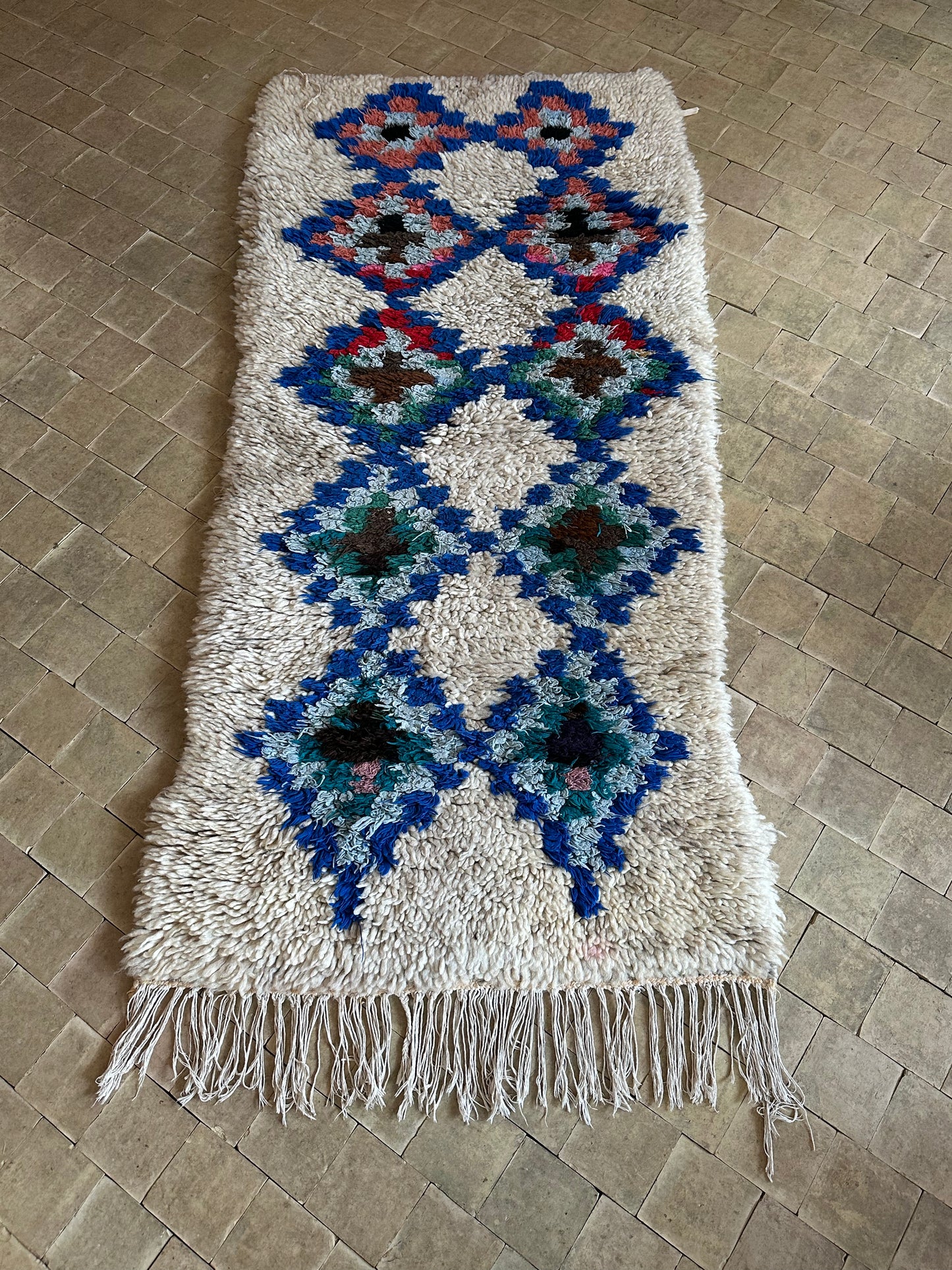 Moroccan rug - Boucheroite - 200 x 90 cm
