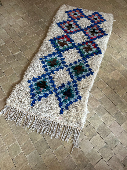 Moroccan rug - Boucheroite - 200 x 90 cm