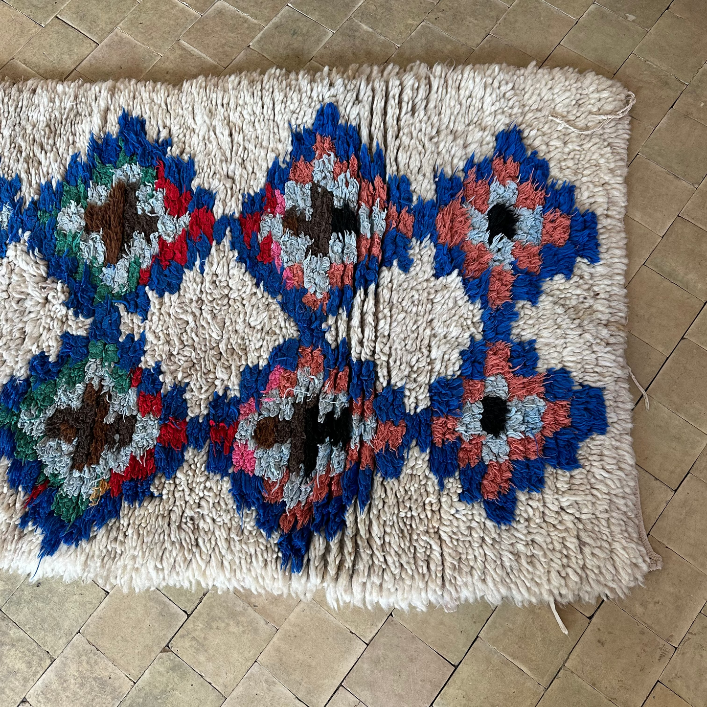 Moroccan rug - Boucheroite - 200 x 90 cm