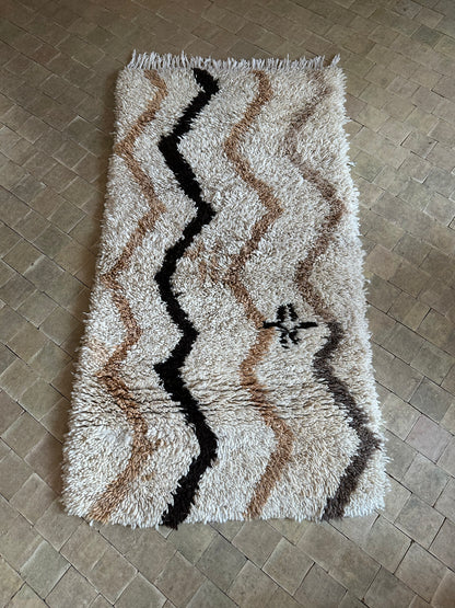 Moroccan rug - Boucheroite - 200 x 90 cm