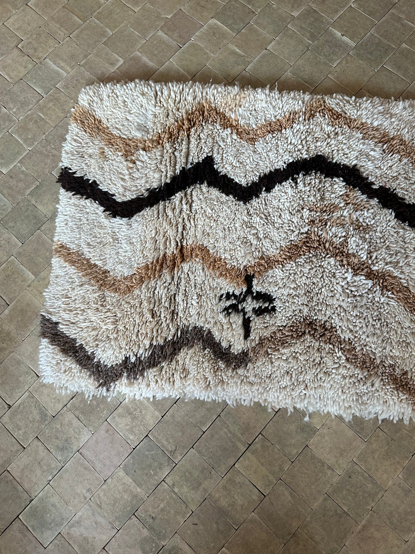 Moroccan rug - Boucheroite - 200 x 90 cm