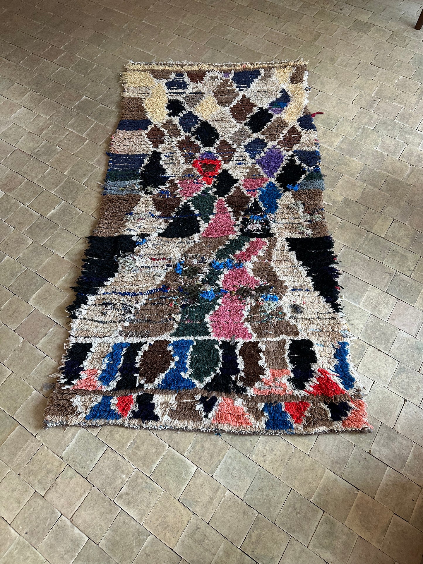 Moroccan rug - Boucheroite - 200 x 90 cm
