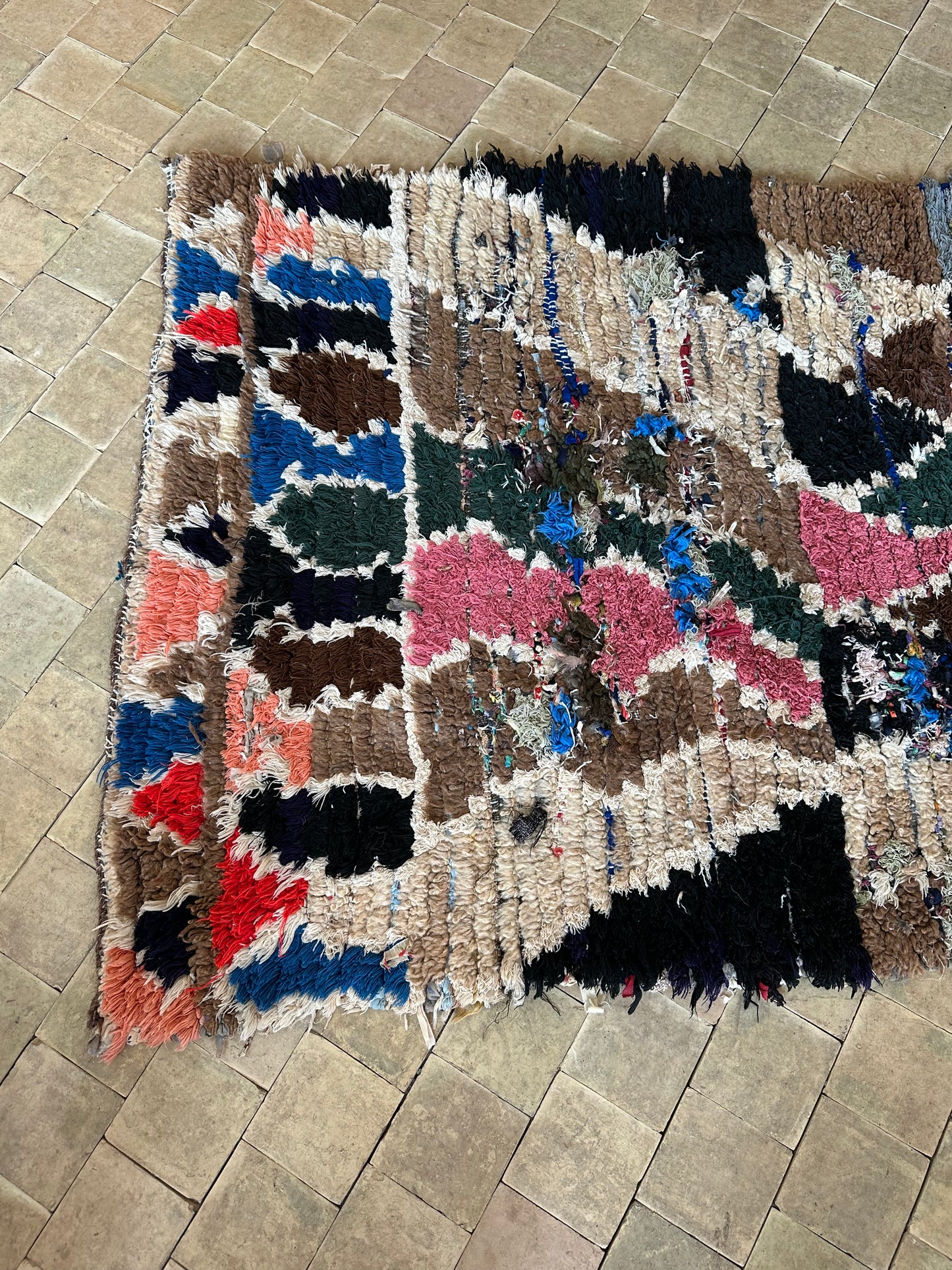 Moroccan rug - Boucheroite - 200 x 90 cm